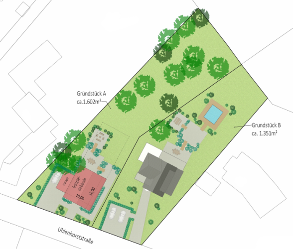 Parkgrundstück A - Wohnen am Brasselsberg